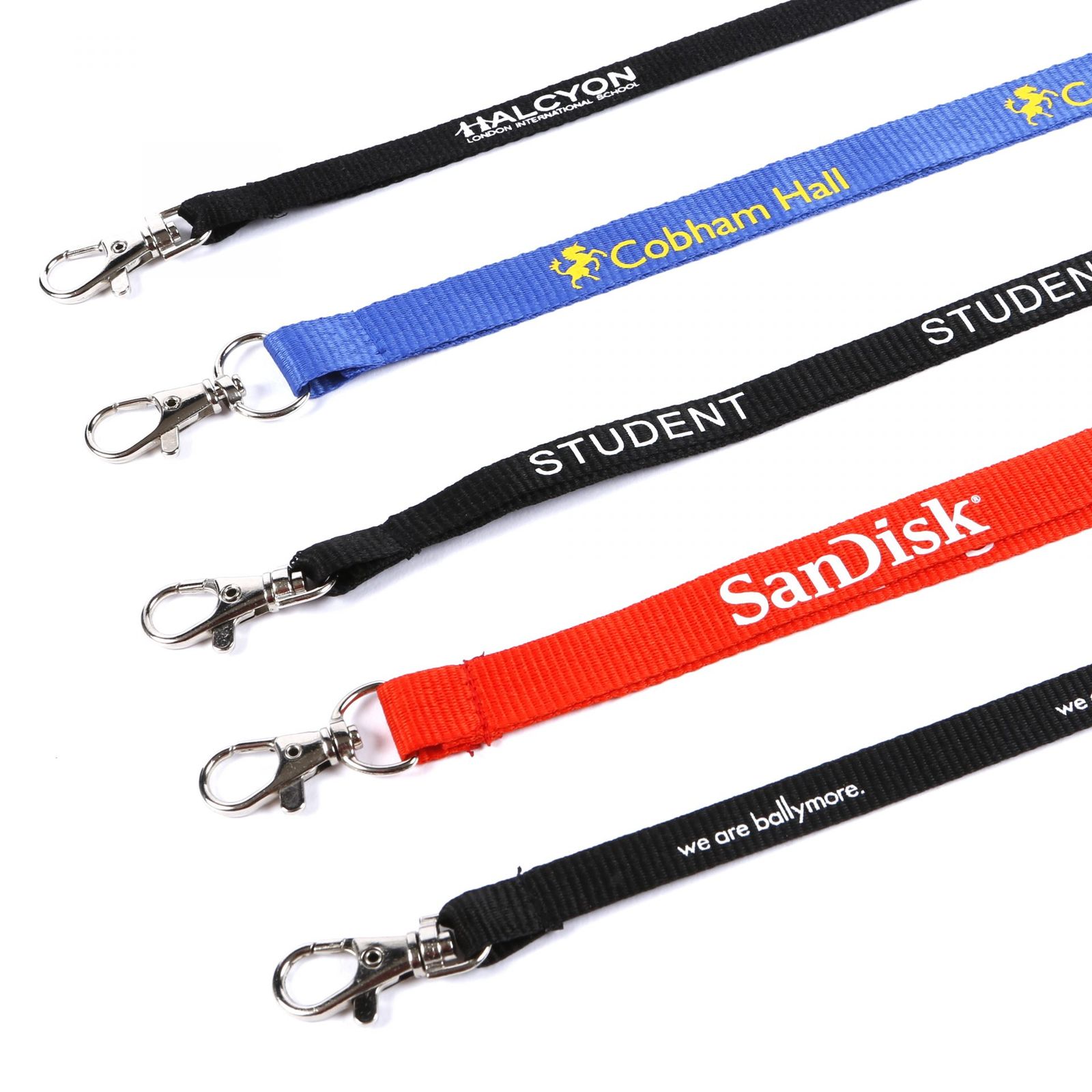 Classic Flat Polyester Printed Lanyards Custom Printed Lanyards Buy