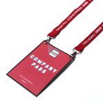 Classic Double Ended Flat Polyester Printed Lanyards