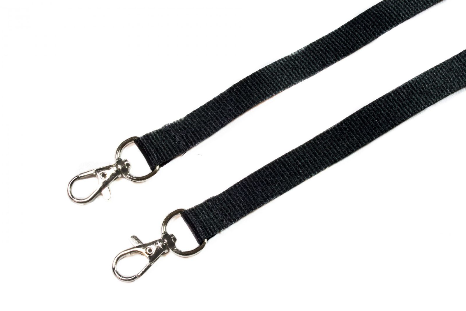 Buy Plain Black Double Ended Lanyards on Lanyards Direct Today!