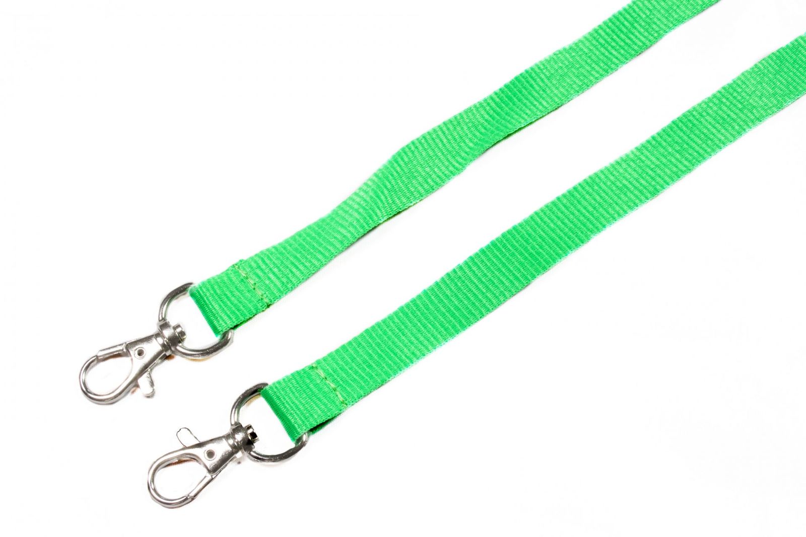 Buy Plain Green Double Ended Lanyards on Lanyards Direct Today!