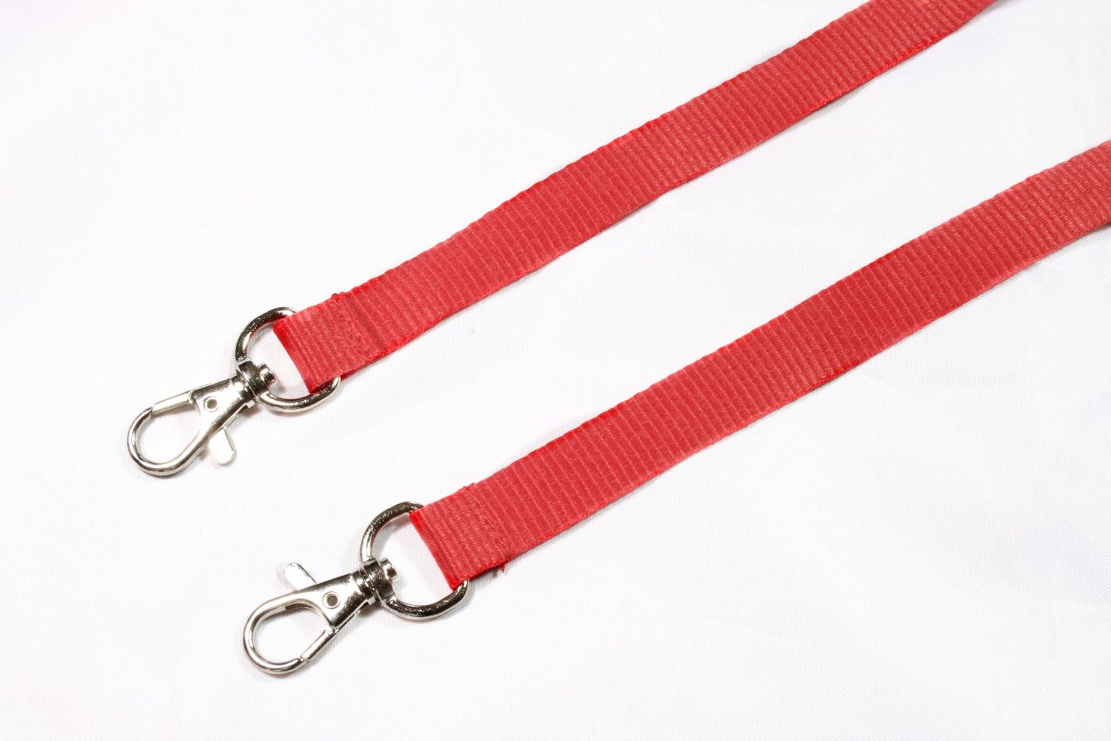 Buy Plain Red Double Ended Lanyards on Lanyards Direct Today!