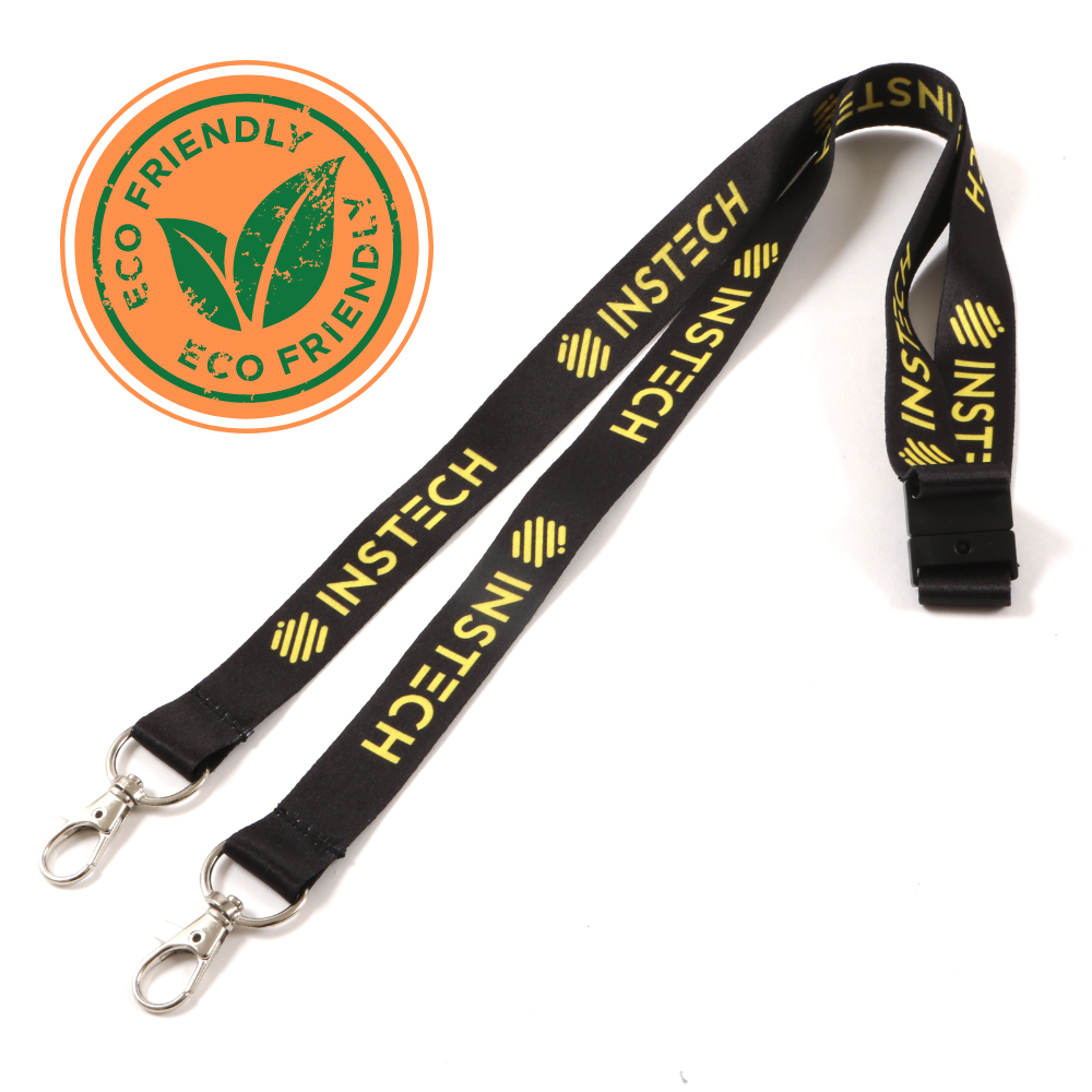 Buy 🌱Rpet Deluxe Full-Colour Double-Ended Printed Lanyards on Lanyards Direct Today!